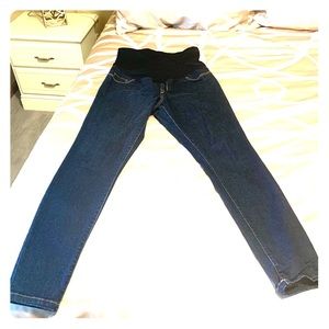 Dark Wash Full Panel Maternity Jegging - Medium